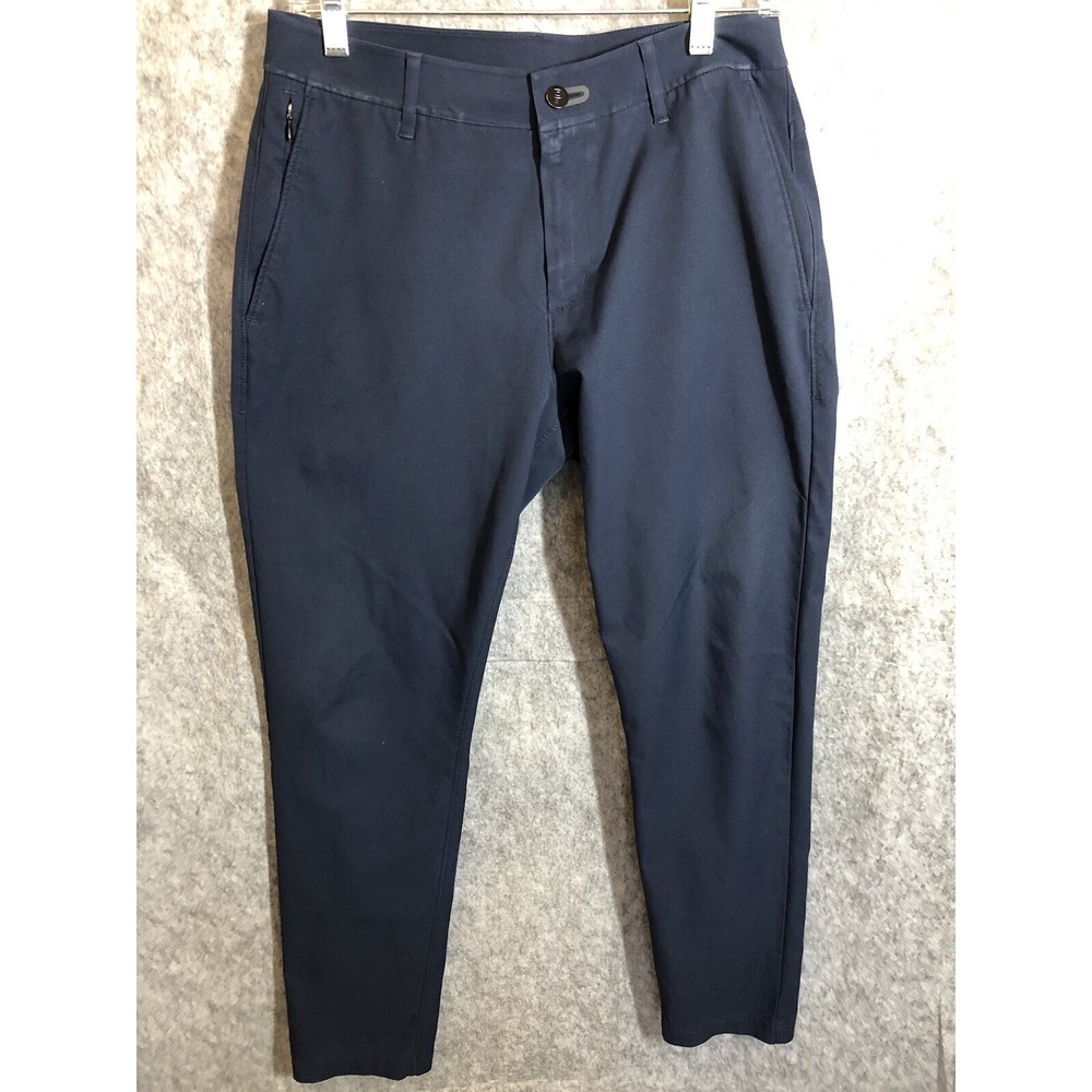 Public Rec Pants Men 28x30 Blue Workday Performance Career Casual Sports Golf